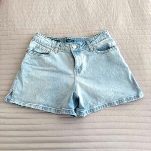 Wild Fable High Rise Midi Denim Shorts